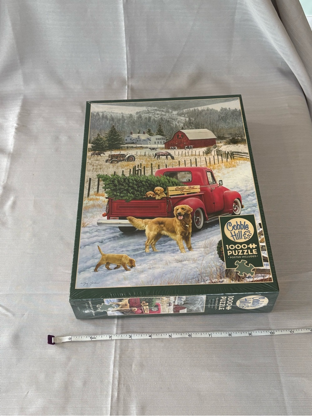 Cobb Hill by New Balance Red Truck with Golden Dogs Holiday Puzzle - Picture 5 of 5